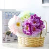 Simulated bouquet of rosemary 7 stems, silk flower, small bouquet for home decoration, factory sales, wedding bouquet Y7031 Specification image